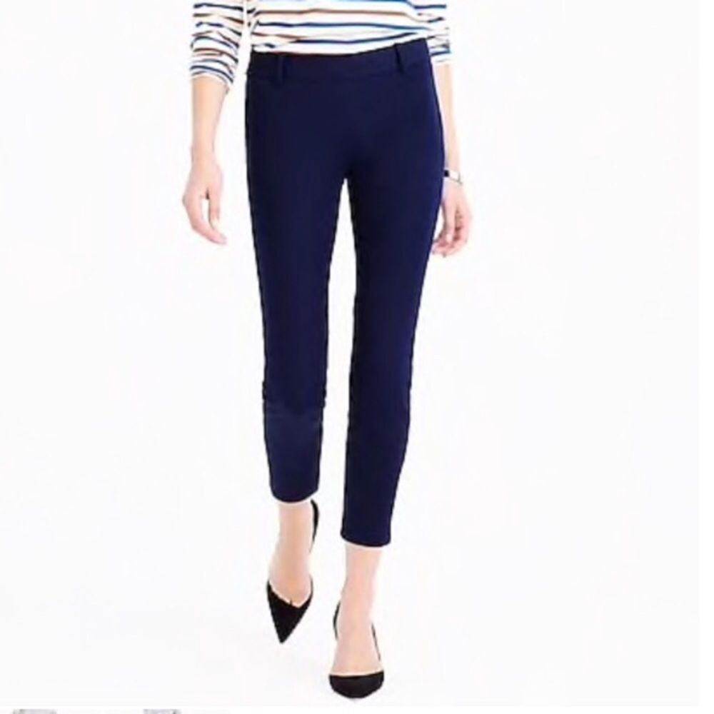 J. Crew Minnie Black Stretch Pants Size 0